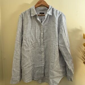 Quince Linen Oxford Shirt